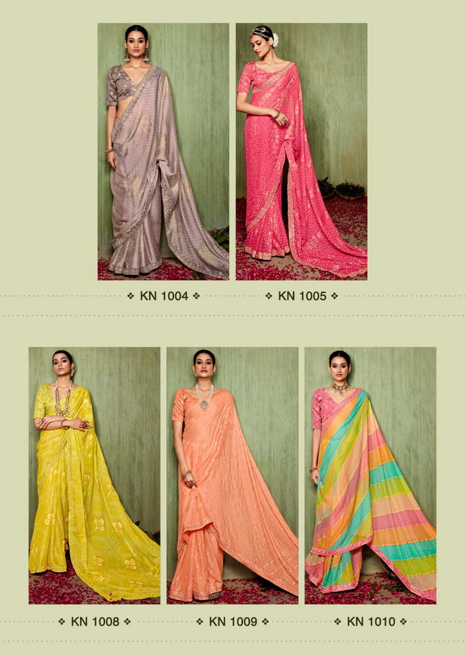 Kinara By Stavan Party Wear Sarees Catalog
